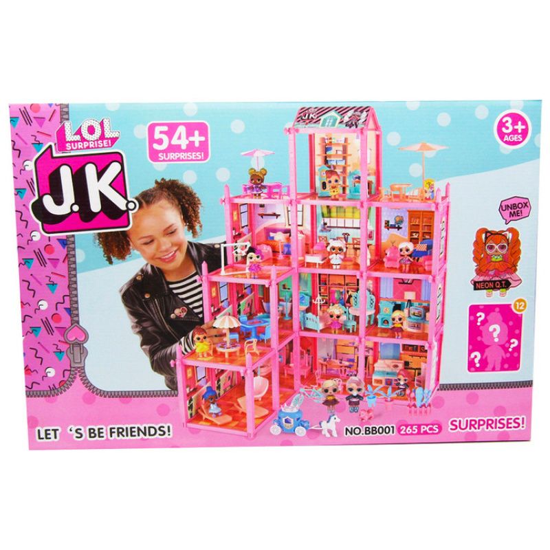 LOL Surprise Doll House 265 PCS KIDZMART