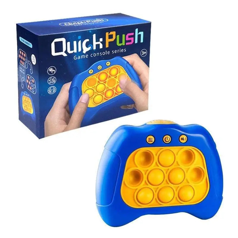 Bubble Pop Light Up Game, 4 Modes Quick Push Pop Game Fidget Toys for Kids  Adults, Handheld Puzzle Game Sensory Toys 
