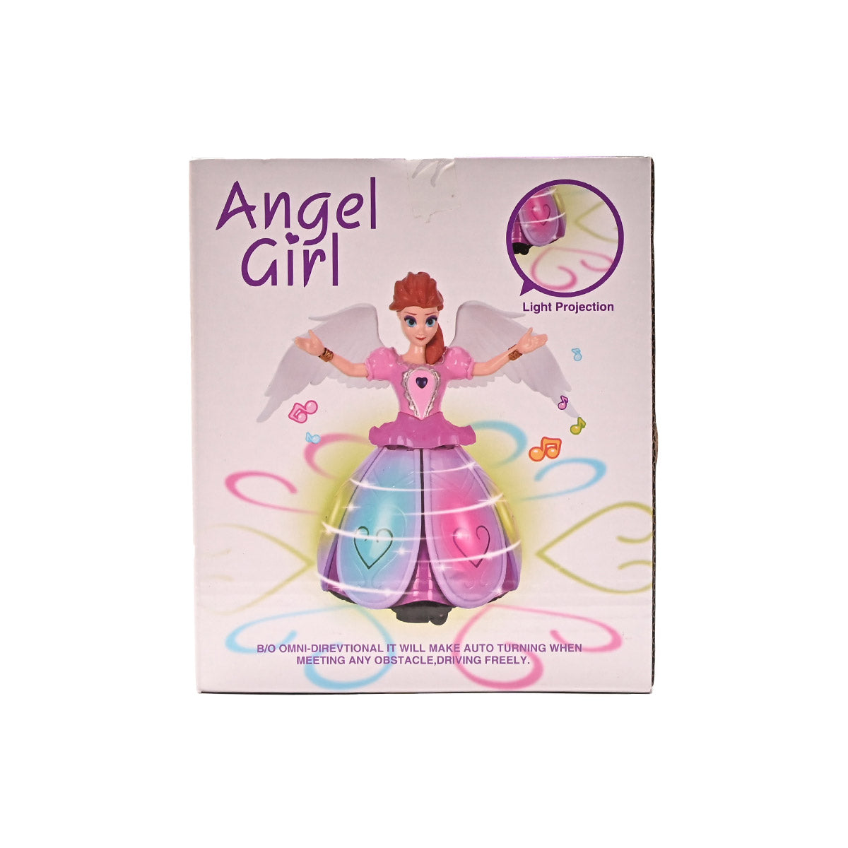 Battery Operated Angel Girl Toy With Bright Light