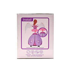 Battery Operated Angel Girl Toy With Bright Light