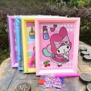 DIY Wooden Frame Diamond Painting.