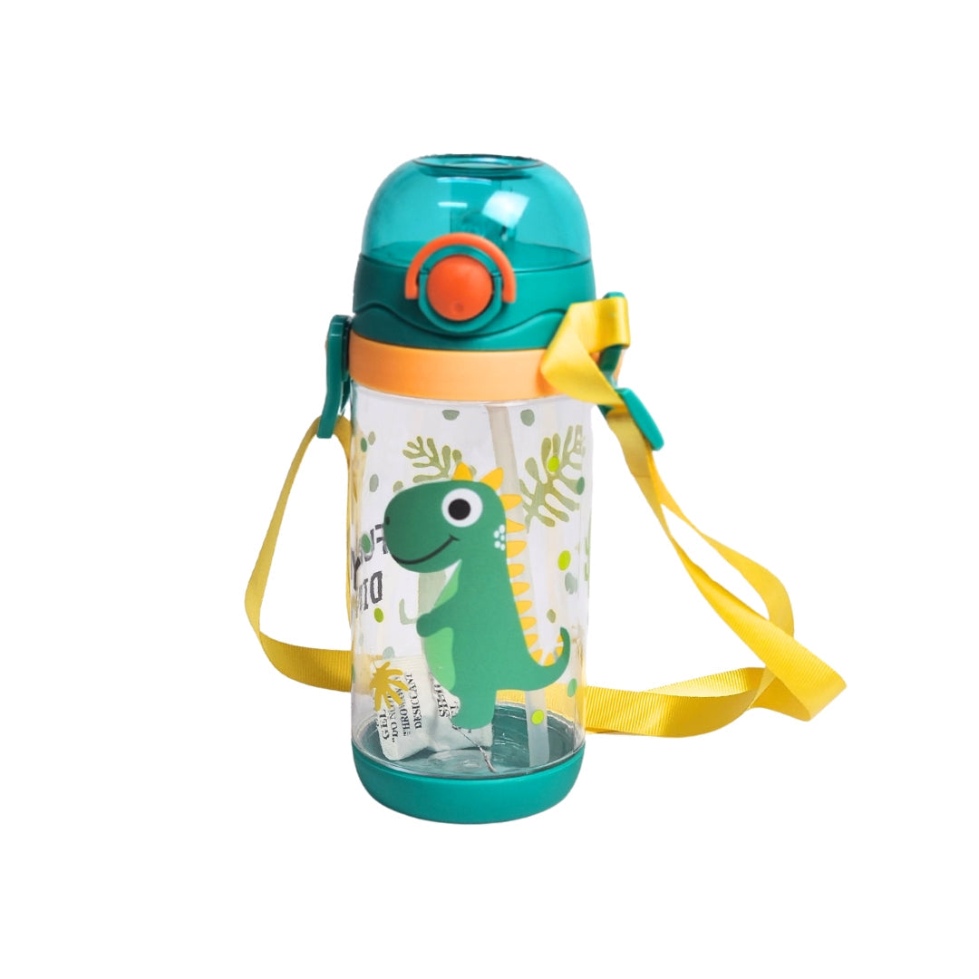 Dino Printed Water Bottle For Kids