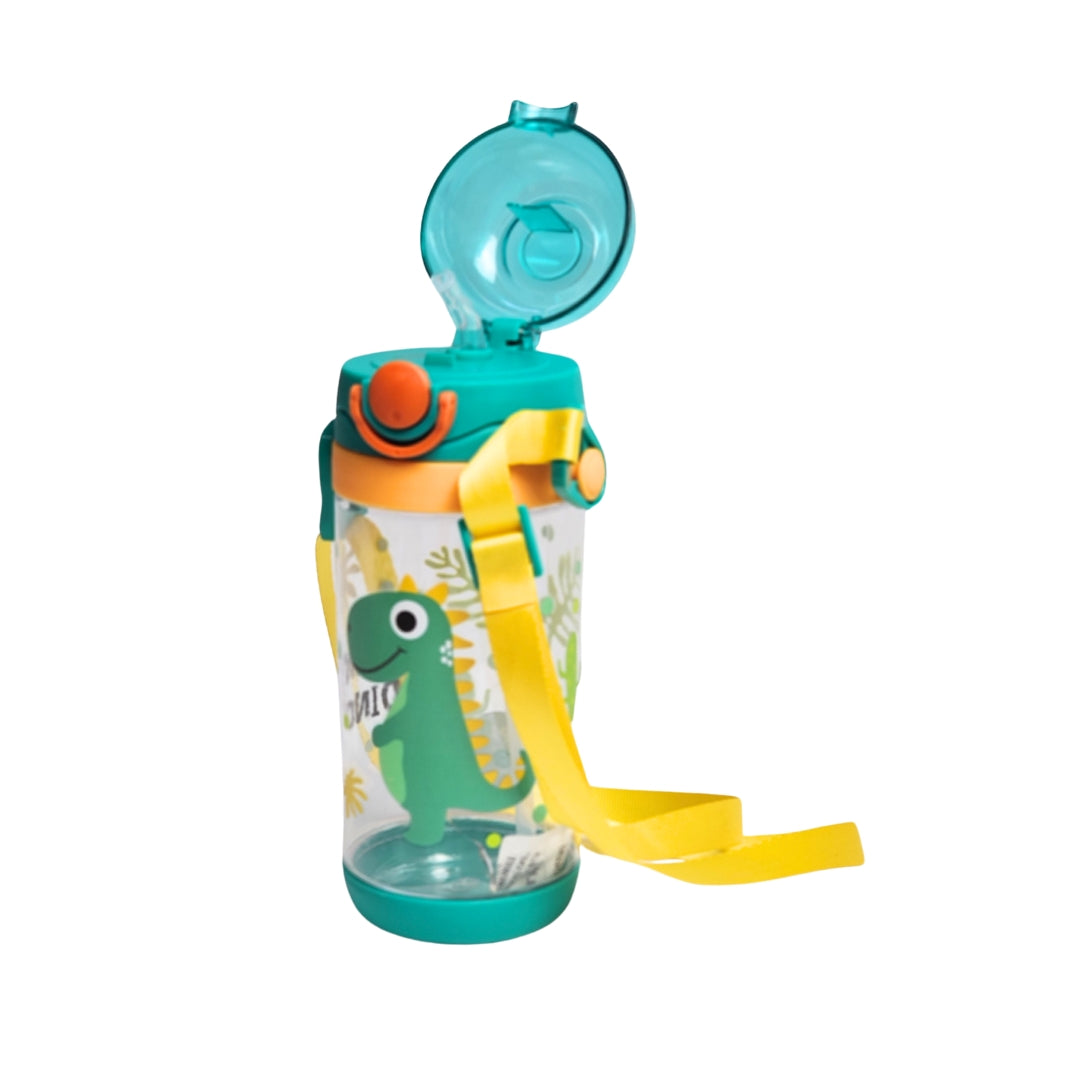 Dino Printed Water Bottle For Kids