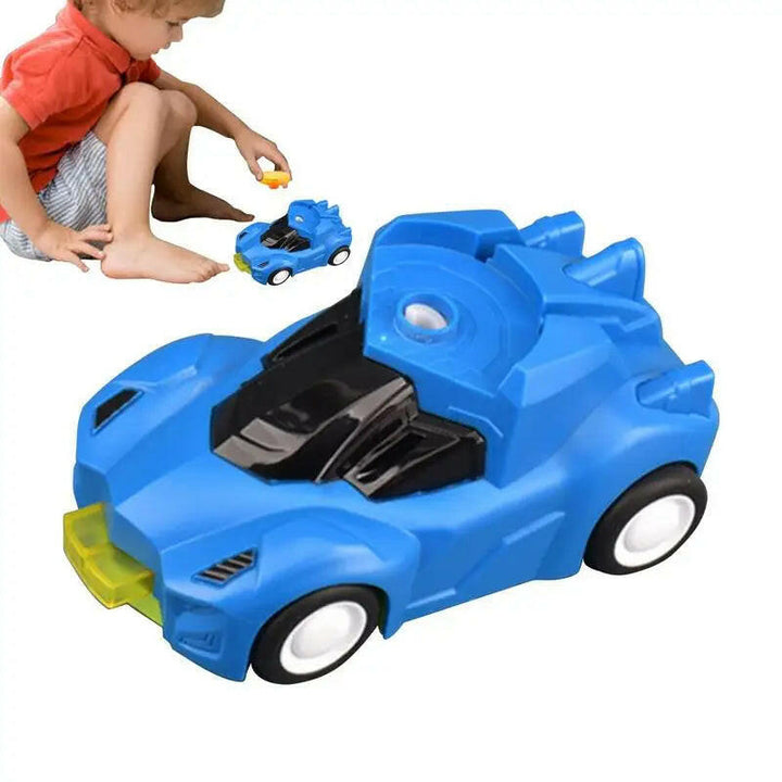 Light Up Flashing Spinning Top Rotating Gyro Car.