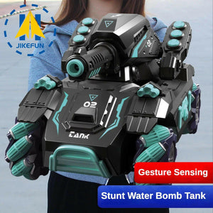 Upgraded 1:16 RC Water Bomb Shooter Tank With Hand Sensor.