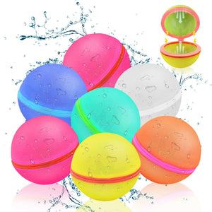 Silicone Reusable Water Balls pack of 6.