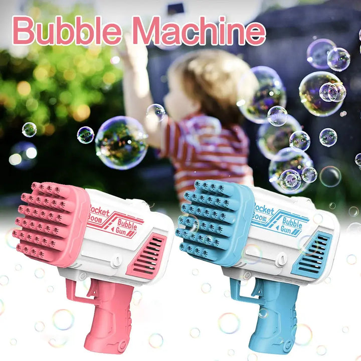 Bubble Machine Gun 32Holes Blaster For Kids - KIDZMART 