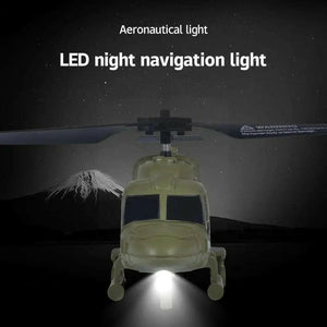 RC Military Flying Helicopter With Infrared Light - KIDZMART 