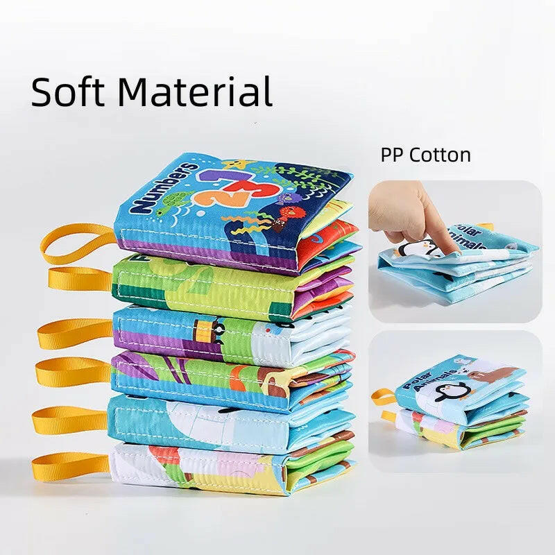 Early Educational Baby Cloth Book 6 in 1 KIDZMART