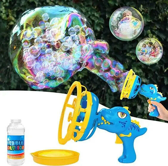 Electric Dinosaur Bubble Blower Machine - KIDZMART 