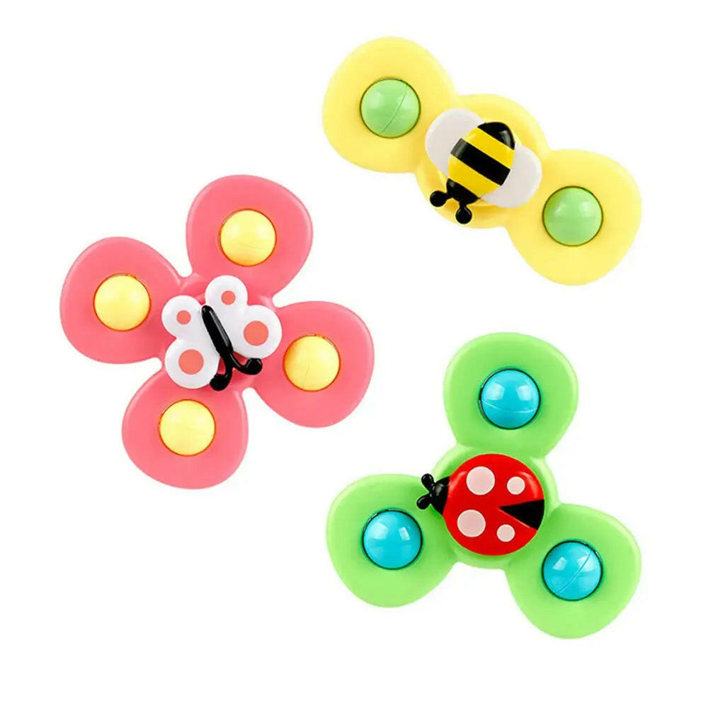 3PCS Suction Cup Spinner Toy For Kids - KIDZMART