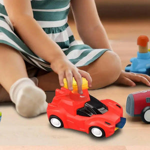 Light Up Flashing Spinning Top Rotating Gyro Car.