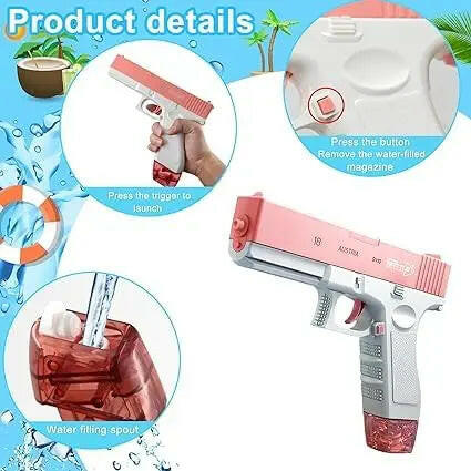 Glock Automatic Rechargeable Water Gun - KIDZMART 