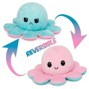 Reversible Octopus Plush Toy - KIDZMART Pink