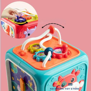 Activity Cube Box 6 in 1 For Toddlers - KIDZMART