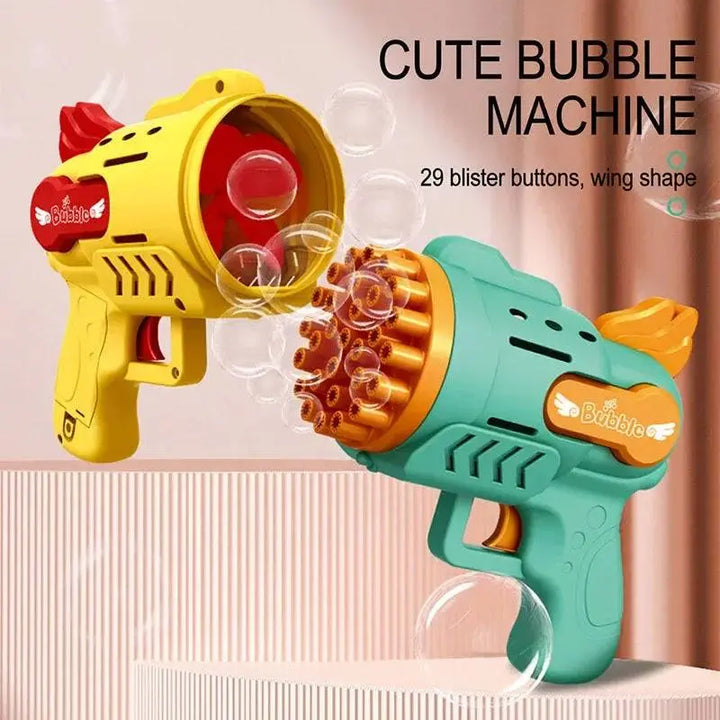 Bubble Machine Gun 29Holes Blaster For Kids - KIDZMART