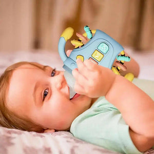 Baby Bottle Musical Rattle Teether - KIDZMART