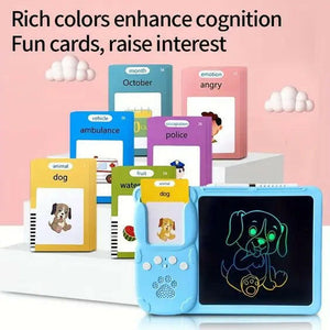 Talking Flash Cards Lcd Writing Board - KIDZMART 