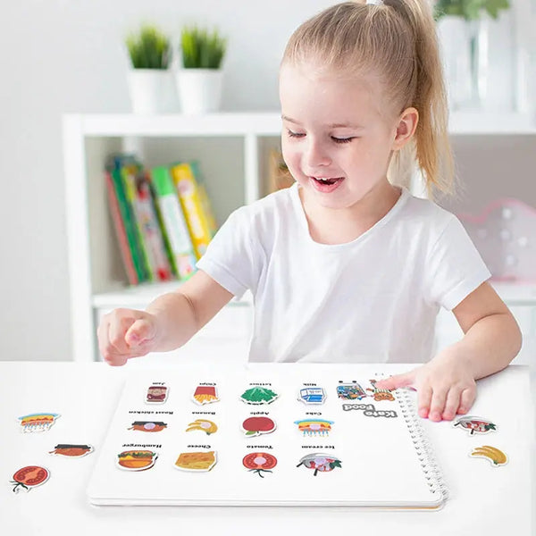 Montessori Kate's Quiet Busy Book For Kids - KIDZMART 