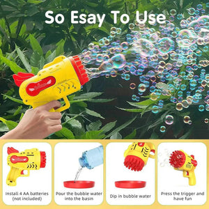 Bubble Machine Gun 29Holes Blaster For Kids - KIDZMART