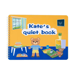 Montessori Kate's Quiet Busy Book For Kids - KIDZMART 