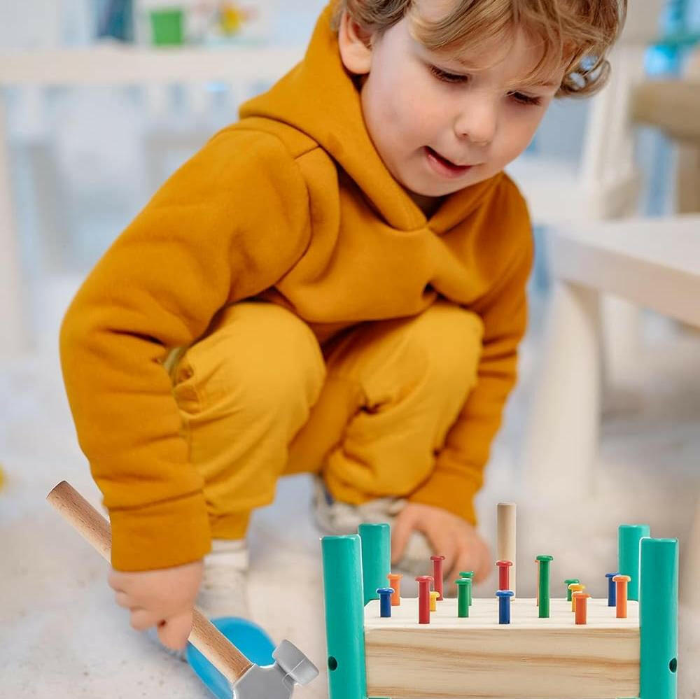 Wooden Hammering Pounding Toy.