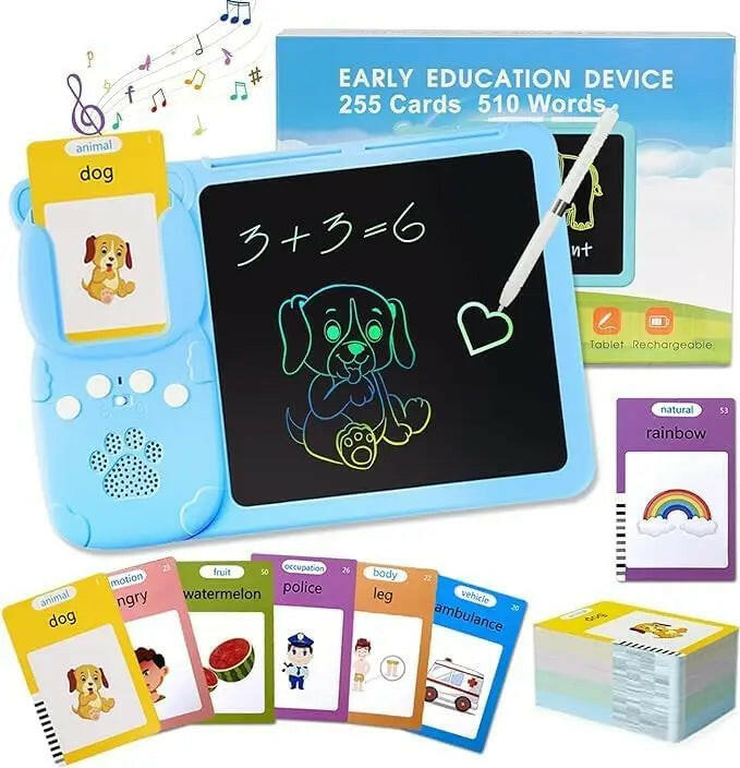 Talking Flash Cards Lcd Writing Board - KIDZMART 