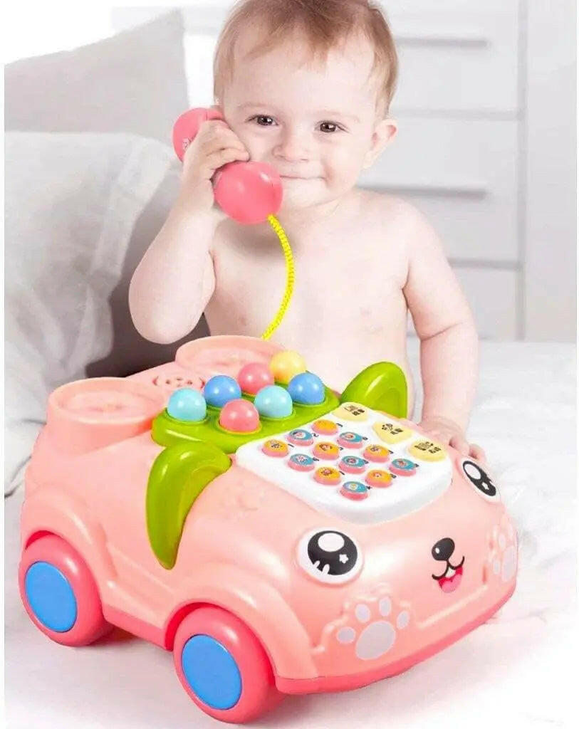 Early Education Musical Telephone Multifunctional Toy - KIDZMART