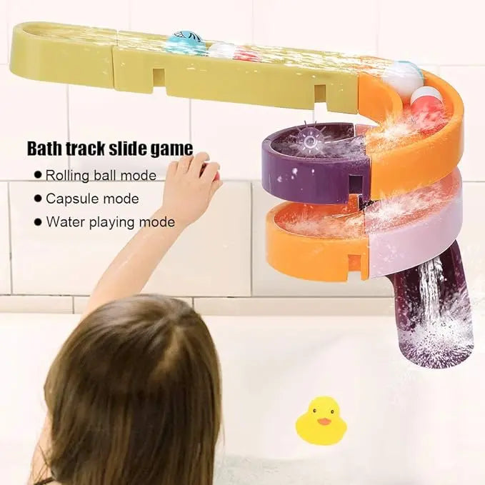 Baby Bath Track Toy with Duck & Balls - KIDZMART