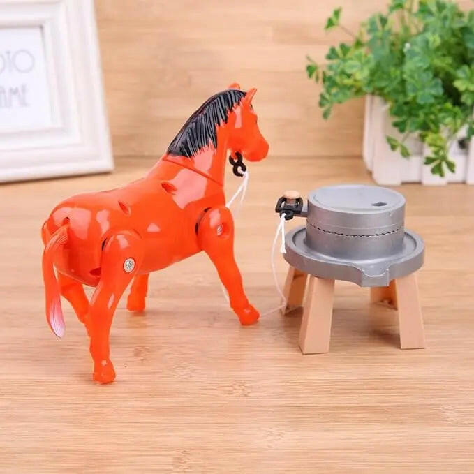 Electric Mill Grain Horse Toy - KIDZMART 