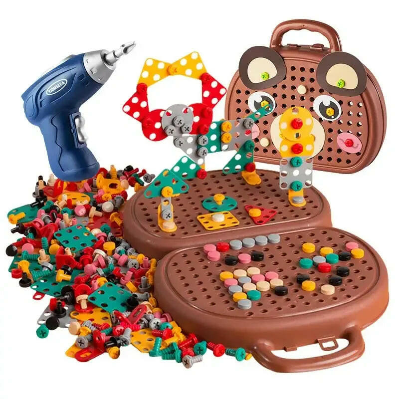 Creative Puzzle Blocks Screwdriver Set KIDZMART