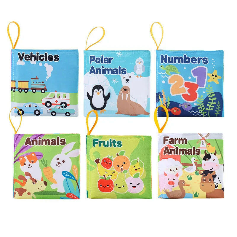 Early Educational Baby Cloth Book 6 in 1 KIDZMART