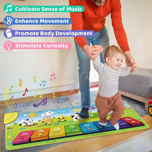 Piano Educational Playmat For Kids - KIDZMART