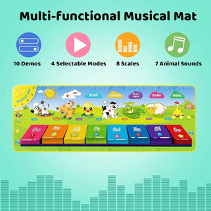 Piano Educational Playmat For Kids - KIDZMART