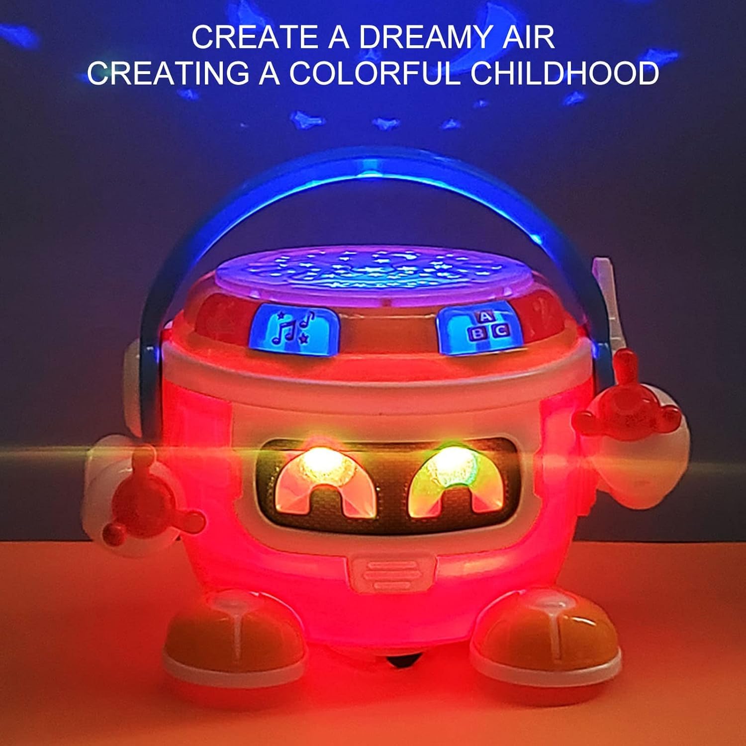 Kids robot musical drum toy