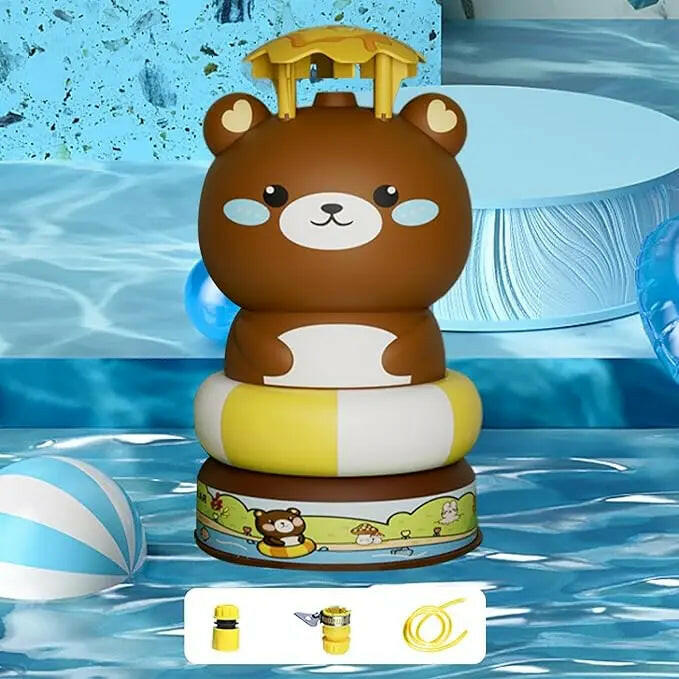 Brown Bear Water Sprinkler For Kids - KIDZMART 