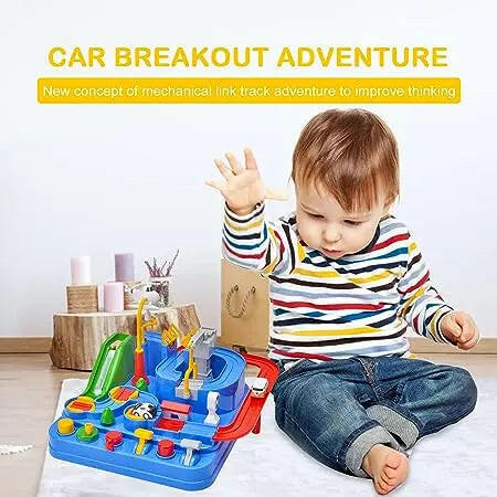 Car Adventure Track with Streeing - KIDZMART