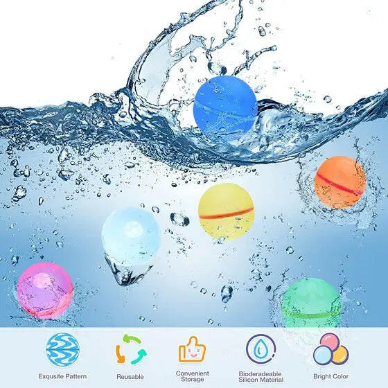 Silicone Reusable Water Balls - KIDZMART