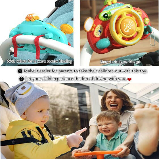 Baby Sensory Musical Steering Wheel KIDZMART