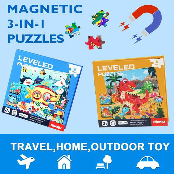 Magnetic Jigsaw Puzzles for Kids.