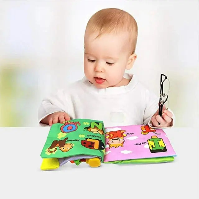 Early Educational Baby Soft Fabric Cloth Book 6 in 1 - KIDZMART 