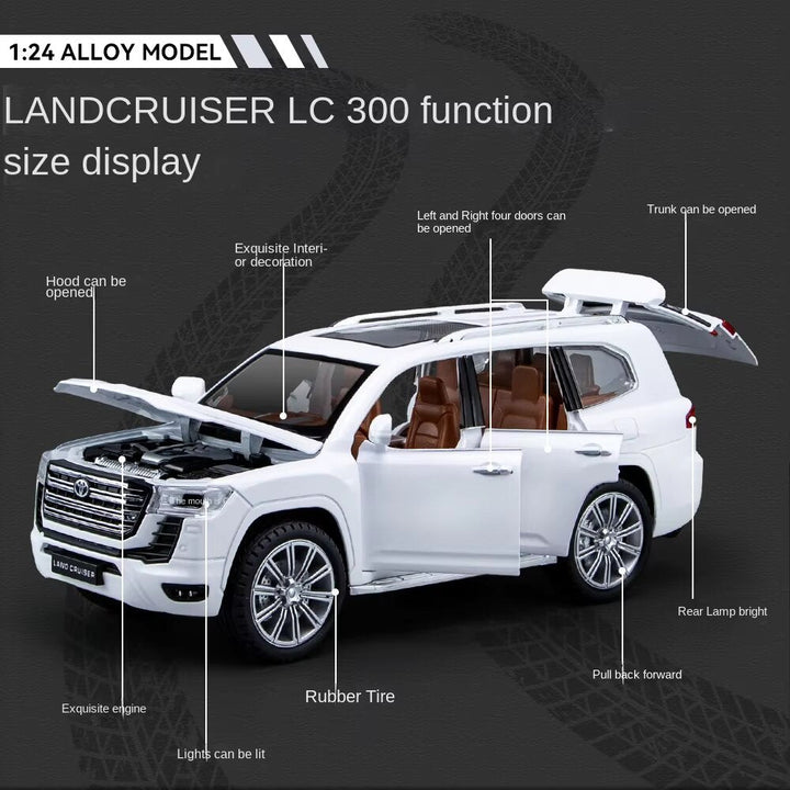 Diecast Model RC Land Cruiser 1/24