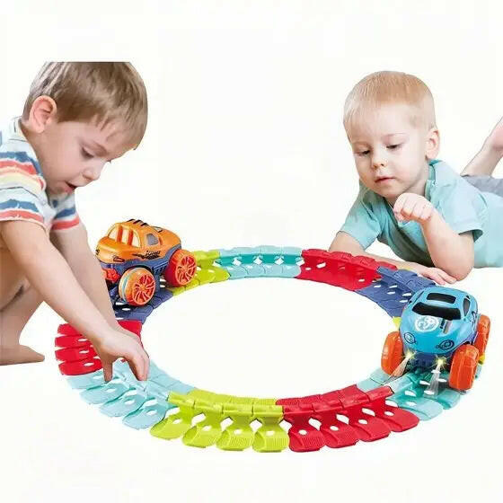 360 Degree Changeable Car Track Set - KIDZMART 