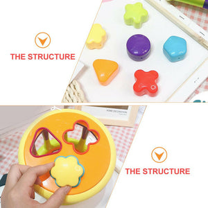 Geometric building blocks Montessori Kids Toy.