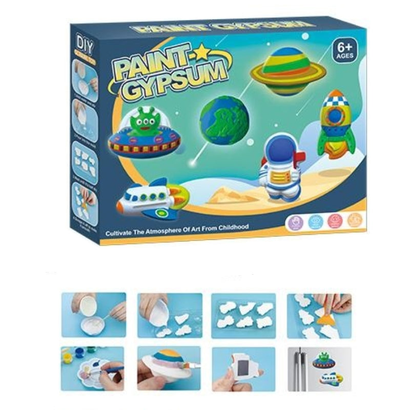 Creative Space Paint Gypsum Ceramic Painting Kit For Kids