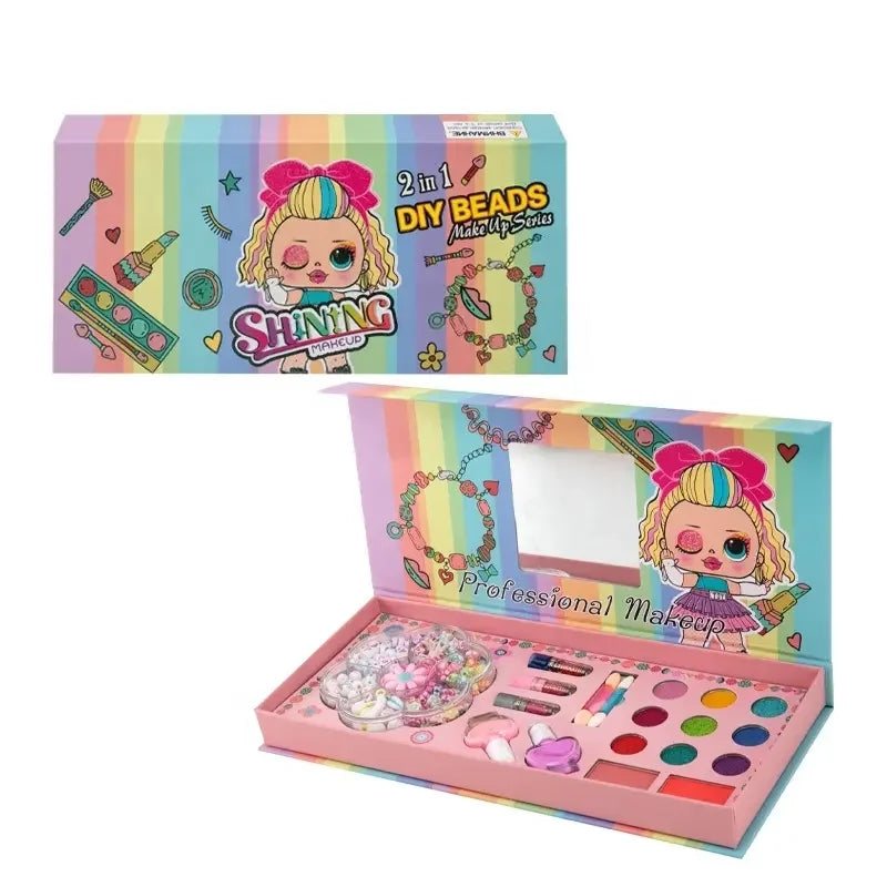 Shining 2 In 1 DIY Beads Makeup Series For Kids