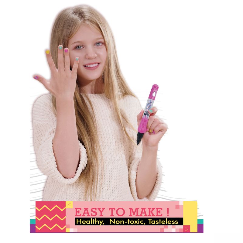 Dazzle Your Nails: 2-in-1 Nail Art Set With 3 Art Pens