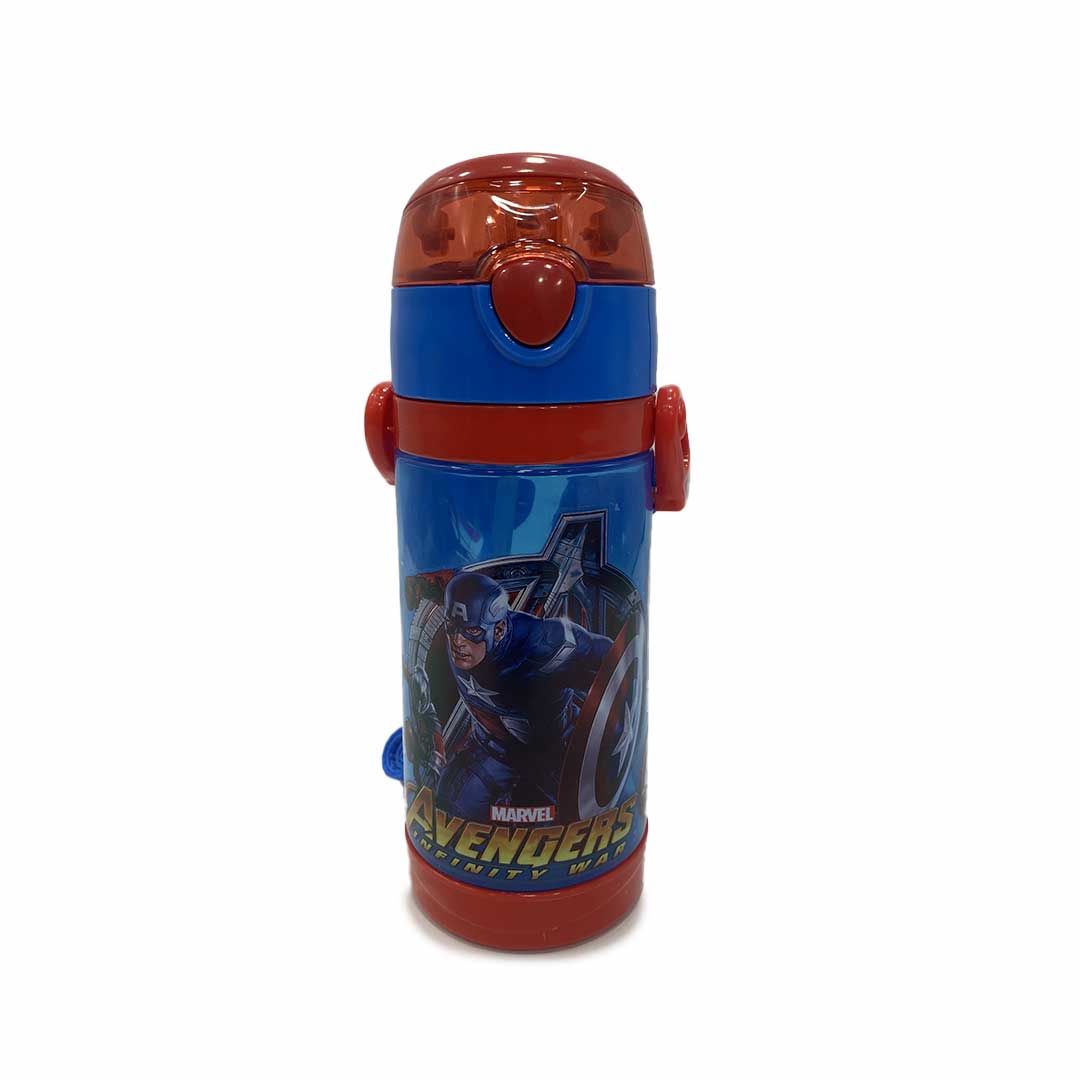 Captain America Plastic Water Bottle