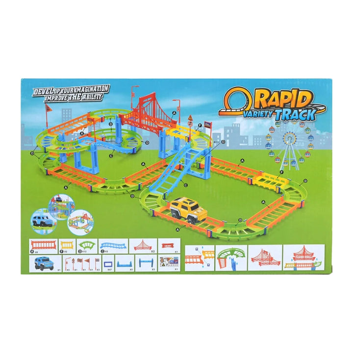 Rapid Variety Car Track Playset For Kids