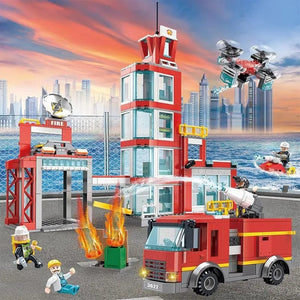 COGO Fire Fighter Building Blocks Creative Playset For Kids